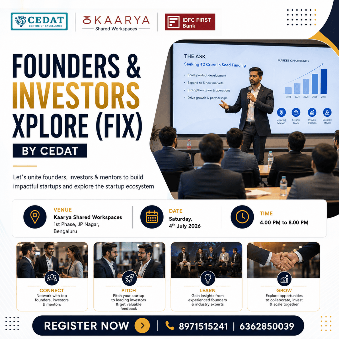 Founders & Investors Xplore by CEDAT