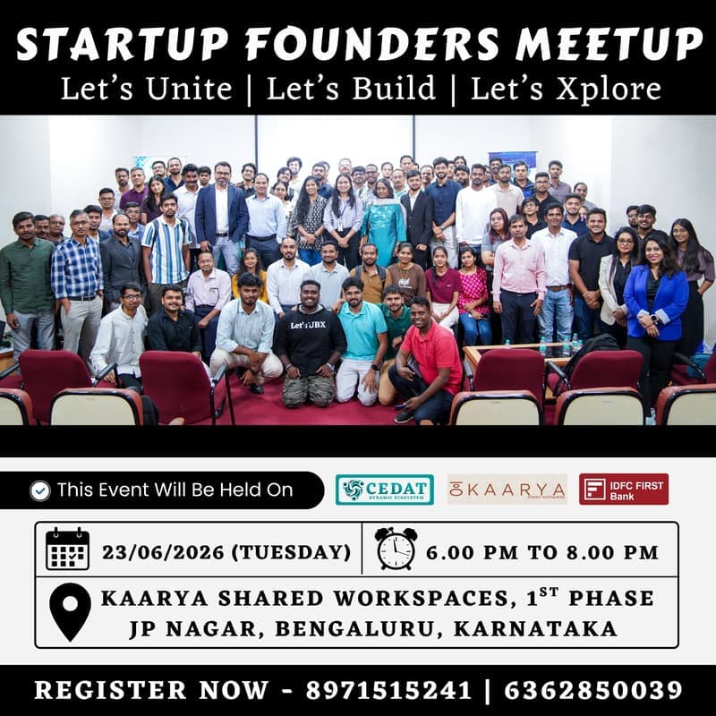 Startup Founders Meetup by CEDAT