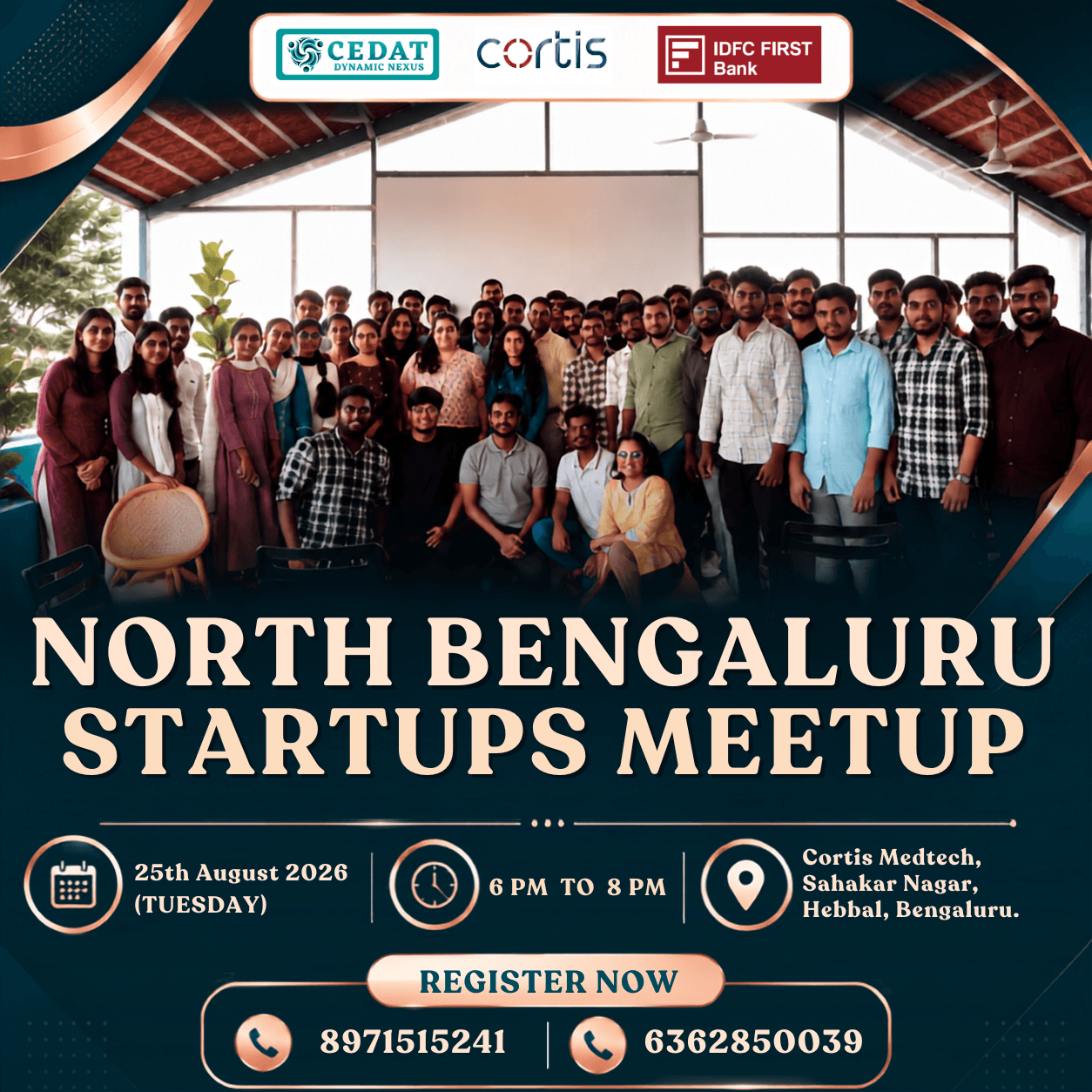 North Bengaluru Startups Meetup by CEDAT